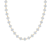 4 1/2CTW-DIA NK FASHION CLOVER NECKLACE (18 INCH)